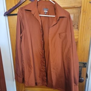 Van Heusen Men's Rust Dress Shirt